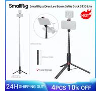 SmallRig x Drex Lee Boom ST30 Treppiede con selfie stick One-Touch con supporto regolabile per telecomando per iPhone Vlogging da viaggio