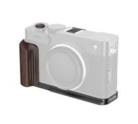 SMALLRIG X-E5 Impugnatura a L in legno di ebano per FUJIFILM X-E5, impugnatura laterale retrò con pulsante di scatto e copri slitta a contatto caldo, piastra a sgancio rapido per Arca - (Nero) 6237