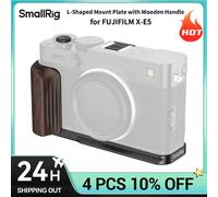 SmallRig X-E5 Impugnatura a L in legno per FUJIFILM X-E5, Maniglia laterale retrò con pulsante di scatto e copri hot shoe 6237