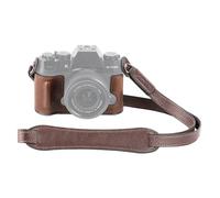 SMALLRIG X-T50 Half Leather Case Kit con Tracolla - 4710 | Telaio in Lega di Alluminio per FUJIFILM X-T50 (Marrone, Custodia in Pelle Stile Retrò per Fotocamera Half Leather