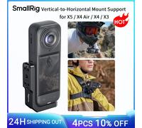 SmallRig X5/X4 Air/X4 Supporto per montaggio verticale a orizzontale per Insta360 X5 / X4 Air / X4 / X3, con foro filettato 1/4"-20 -5824