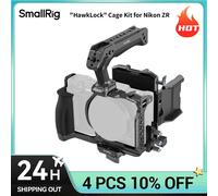 SmallRig ZR Camera Cage Kit "HawkLock" Kit Gabbia a Sgancio Rapido per Nikon ZR con Piastra Batteria V-Mount, Morsetto Cavo e Impugnatura Superiore