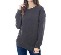 Smallshow Felpa per Allattamento in Lana Top per Allattamento con Maniche Lunghe Deep Grey 2XL