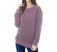 Smallshow Felpa per Allattamento in Lana Top per Allattamento con Maniche Lunghe L Misty Lilac