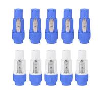 Smallterm 10 pezzi/ Nac3Fca Speakon spina 3 pin Powercon spina 20 A 250 V Ac, connettore di alimentazione blu e