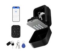 smallwell Cassetta Sicurezza per Chiavi - Impermeabile Cassaforte con Codice Numerico che Supporta l'App TTLock e il Codice PIN per Archiviazione Chiavi di Casa, Esterno, Ufficio, Viaggio