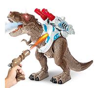 Smalody Dinosauro Telecomandato Giocattolo - Dinosauri per Bambini Giochi Animali T Rex Drago Gadget con Funzione Spruzzare e Suoni per Bambini Educativi Compleanno Natale Regali Ragazzi Ragazze