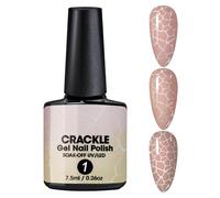 Smalti Per Unghie - Smalto Gel Crackle - Smalto Gel Unghie | Elegante Decorazione 'olio Per Unghie - Classic Crackle Polacco Per Uso Quotidiano, Asciugatura Rapida E Lunga Durata Manicure Di Via
