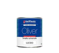 Smalto a Solvente per Ferro e Legno Lucido OLIVER 0,375 Lt COLOR (Grigio chiaro 141)