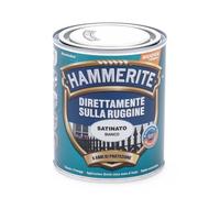Smalto a solvente satinato Hammerite bianco 0,75 l Bianco