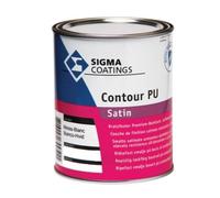 Smalto a solvente satinato Sigma contour pu satin bianco 2.5 litri