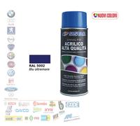 SMALTO ACRILICO ALTA QUALITA VERNICE DECORA RAL 5002 BLU OLTREMARE SPRAY 400ML