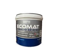 SMALTO AD ACQUA BIANCO SATINATO 2,5 LT ECOMAT AREA 51