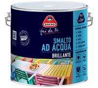 Smalto ad acqua brillante Boero cuoio 2 l Marrone caramello
