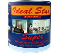 Smalto All Acqua Super Ideal Star 0,750 l Nero Opaco