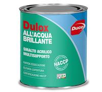 smalto all'acqua brillante DULOX H2O DUCO colore bianco litri 2,5