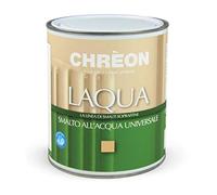 Smalto all'acqua Opaco o Lucido universale Inodore Atossico, per tutte le superfici. (0,750 LT, Bianco Lucido)