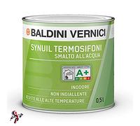 Smalto all'acqua per temrosifoni Synuil Baldini vernici bianco 0,50 litri