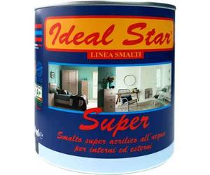 SMALTO ALL'ACQUA 'SUPER' CARDINALE 0,750 lt - Nero opaco