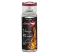 VERNICE SPRAY ALTE TEMPERATURE ROSSO OSSIDO OPACO BOMBOLETTA SMALTO V400TEMP3
