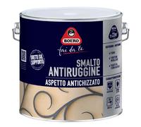 Smalto antiruggine antichizzato nero grafite grana fine 2 l Boero Nero-grafite