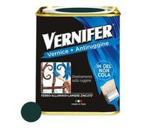 Smalto antiruggine gel VERNIFER Verde bosco lucido barattolo 750 ml 4879