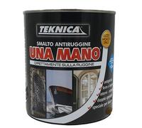 Smalto antiruggine lucido UNA MANO- Teknica direttamente sulla ruggine 2,5 lt (GRIGIO ARGENTO)