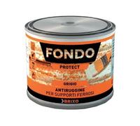 Smalto Antiruggine per Ferro Anticorrosivo Sintetico Grigio & Rosso da 2,5 Litri