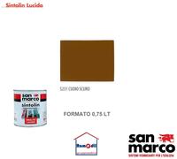 SMALTO ANTIRUGGINE VERNICE PITTURA LUCIDA PER FERRO E LEGNO SAN MARCO SINTOLIN