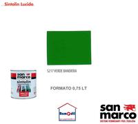 SMALTO ANTIRUGGINE VERNICE PITTURA LUCIDA PER FERRO E LEGNO SAN MARCO SINTOLIN