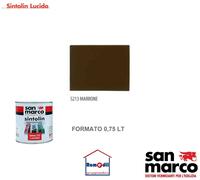 SMALTO ANTIRUGGINE VERNICE PITTURA LUCIDA PER FERRO E LEGNO SAN MARCO SINTOLIN