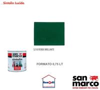 SMALTO ANTIRUGGINE VERNICE PITTURA LUCIDA PER FERRO E LEGNO SAN MARCO SINTOLIN