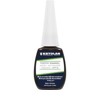 Smalto Dentale Kryolan, flacone con pennello da 12 ml Colore: nero - ideale per teatro, cinema, Halloween, carnevale, LARP e truccatori - Colore resistente e facilmente rimovibile