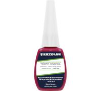Smalto Dentale Kryolan, flacone con pennello da 12 ml Colore: rosso - ideale per teatro, cinema, Halloween, carnevale, LARP e truccatori - Colore resistente e facilmente rimovibile