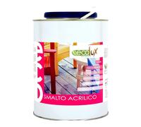 Smalto Ecologico Acrilico Diluibile Acqua Finitura Lucida Colore Bosco Ecolux