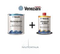 SMALTO ELASTICO PER GOMMONI GUMMIPAINT VENEZIANI 500 ml. + DILUENTE 6380 ml. 500