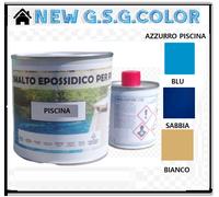 SMALTO EPOSSIDICO VERNICE PER INTERNO PISCINA VASCHE ’ COLORI CLASSICI