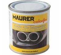 Smalto Gel Antiruggine Nero Alta Temperatura Maurer 250 ml nero satinato