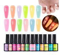 Smalto Gel Fluorescente al Buio | Smalto per Unghie Manicure | Portatile per Matrimonio Viaggio Foto Palco Spettacolo Festival Musica Feste Donne