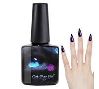 Smalto Gel Kitten Eye, Smalto Gel Magnetico CatEyeSlay, Smalto Gel Rainbow, Smalto Gel 9D, Smalto Gel Magnetico Poly Smalto Gel Colorato Kitten Eye Rainbow 8 Ml | Kit Magnete