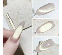 Smalto gel per unghie da 10ml con effetto occhio di gatto color oro per l'autunno e l'inverno 2025, nuovi colori rosso e bianco per il negozio di smalti Dopamine, esclusiva per saloni di bellezza, reg