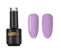 Smalto Gel Semipermanente UV/LED 15ml - 105 Colori Disponibili - Glossy, Glitter e Shimmer - Lunga Durata fino a 3 Settimane (Lavanda Scintillante, 15ML)