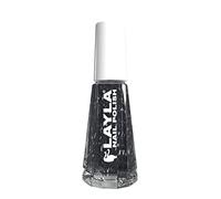 SMALTO GLITTER NERO ARGENTO
