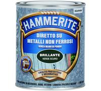 Smalto Hammerite metalli non ferrosi verde 750 ml Verde