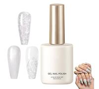Smalto in gel, colla per unghie a lunga durata, smalto gel perla da 15 millilitri per unghie, per donne, ragazze e amanti della manicure e pedicure fai da te a casa o in salotto
