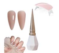 Smalto in gel, smalto per unghie in gel Cat Eye, smalto in gel Nude Ice-Clear, smalto in gel Jelly, smalto per unghie, kit smalto in gel magnetico fai da te per donna (Y-14)