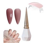 Smalto in gel, smalto per unghie in gel Cat Eye, smalto in gel Nude Ice-Clear, smalto in gel Jelly, smalto per unghie, kit smalto in gel magnetico fai da te per donna (Y-11)