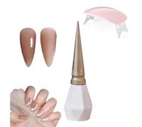 Smalto in gel, smalto per unghie in gel Cat Eye, smalto in gel Nude Ice-Clear, smalto in gel Jelly, smalto per unghie, kit smalto in gel magnetico fai da te per donna (Y-10)