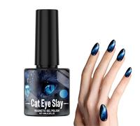Smalto magnetico gel per unghie - smalto olografico, nail art professionale | smalto gel nero glitterato gel gel gelatina smalto gel magnetico ad alta pigmentazione