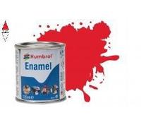 SMALTO MODELLISMO HUMBROL NO 19 RED - GLOSS - TINLET NO 4 (125 ML)